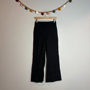 Spanx black wide leg pull on dress pants